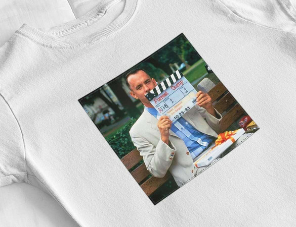 Bluzka damska z naszywką Forrest G. first scene