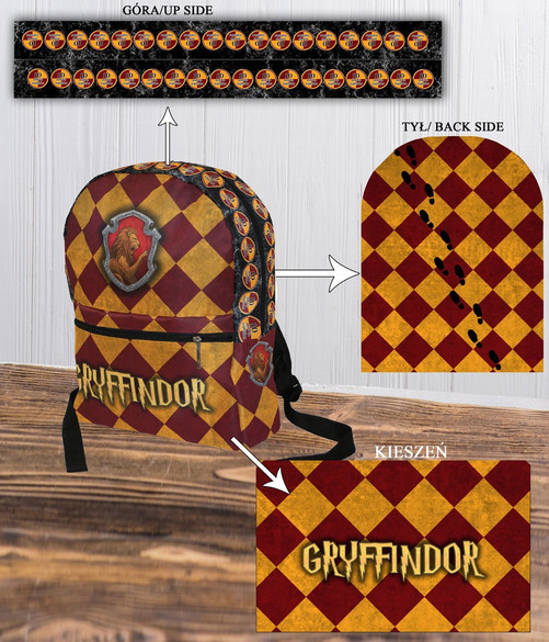 Plecak Szkolny Harry Potter Wzory! FullPrint!
