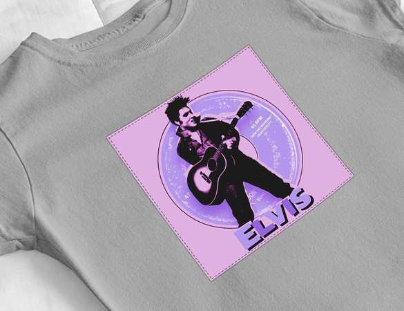 Bluzka damska z naszywką Elvis Presley 01