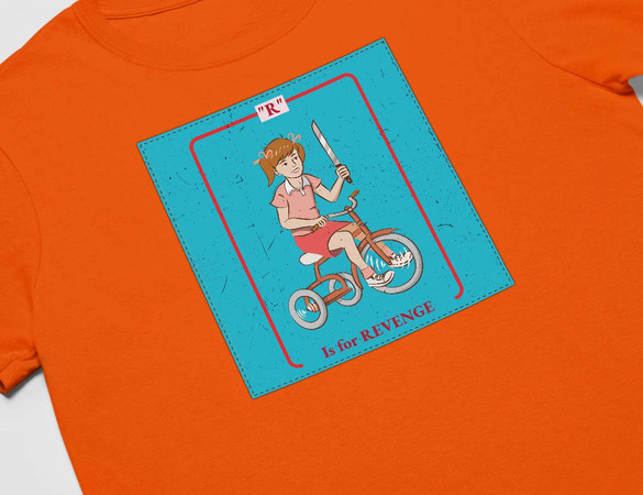 Koszulka z naszywką Is for revenge