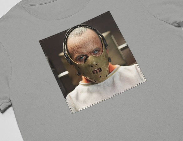 Koszulka z naszywką Hannibal Lecter