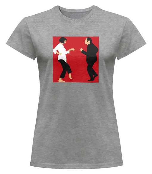 Bluzka damska z naszywką Pulp Fiction Dance