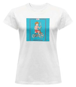 Bluzka damska z naszywką Is for revenge