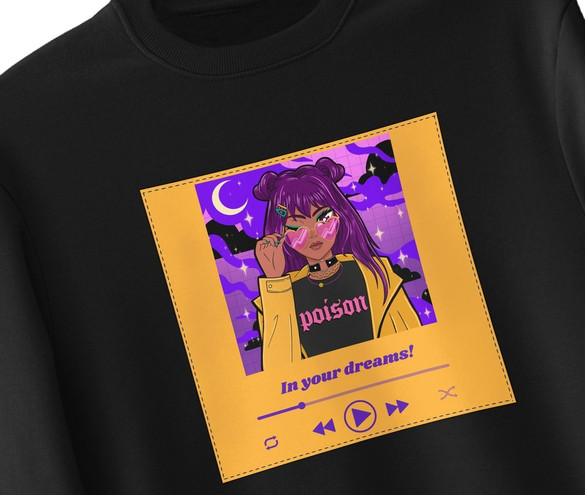 Bluza z naszywką In your dreams