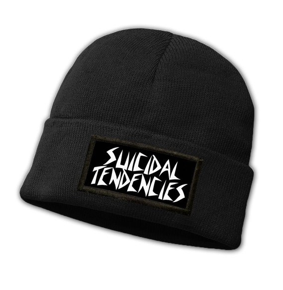 Czapka zimowa z naszywką SUICIDAL TENDENCIES