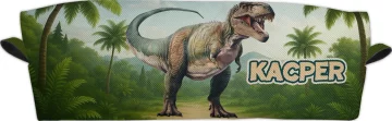 Piórnik Dinozaury T-Rex + imię dziecka