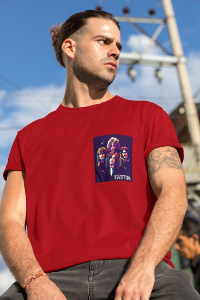 Koszulka z kieszonką Led Zeppelin 02