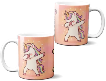 Kubek Jednorożec DAB time – śmieszny jednorożec, prezent dla dziecka