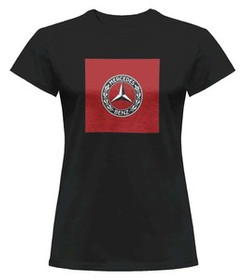 Bluzka damska z naszywką Mercedes BENZ