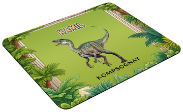 Podkładka Dinozaury Kompsognat – personalizowany prezent 60x40cm