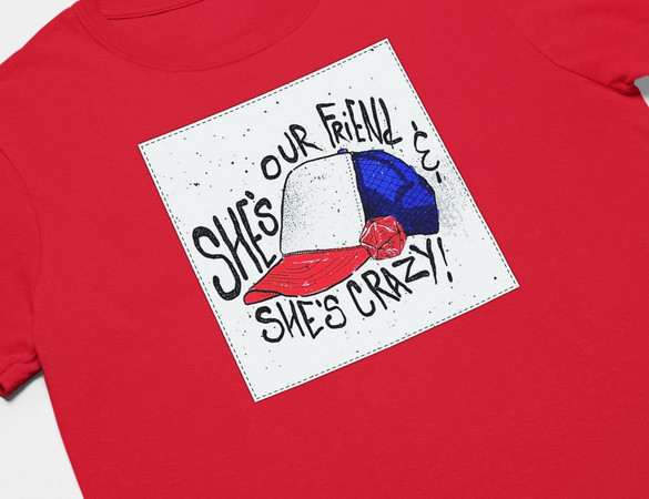 Koszulka z naszywką Stranger Things Cap