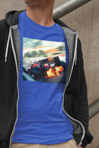 Koszulka z naszywką F1 car