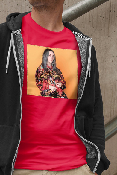 Koszulka z naszywką Billie Eilish 02
