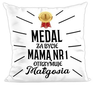 Poduszka Dla Mamy Mama nr 1 + imię