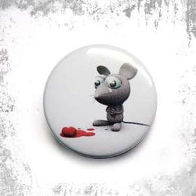 Przypinka  MYSZKA BEZ SERCA