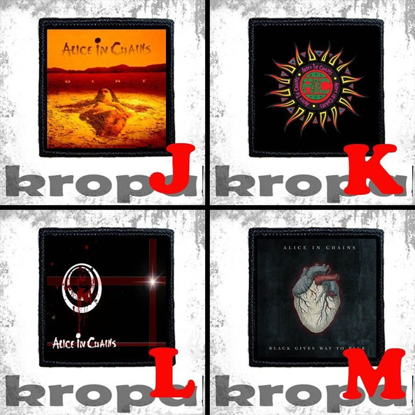 Naszywka ALICE IN CHAINS 8 X 8 cm Dużo Wzorów!