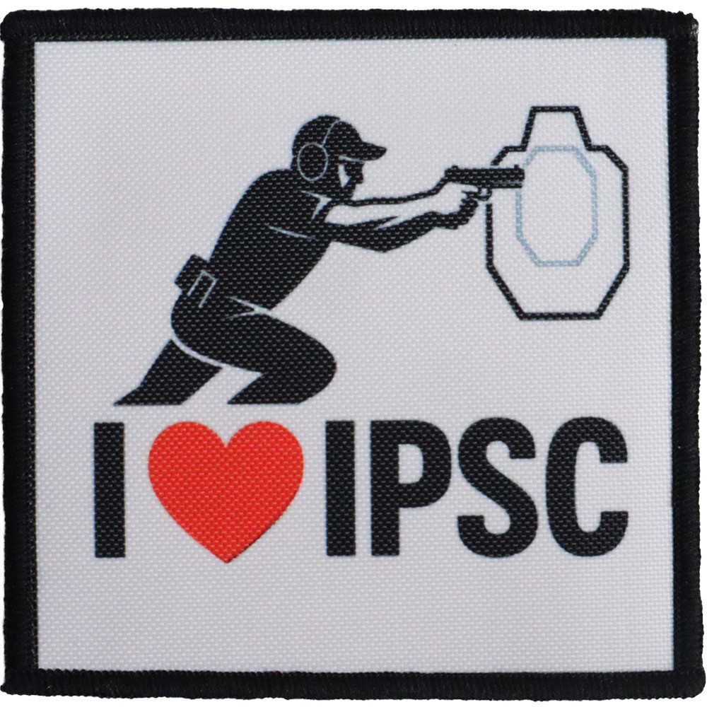 Naszywka dla strzelca I LOVE IPSC