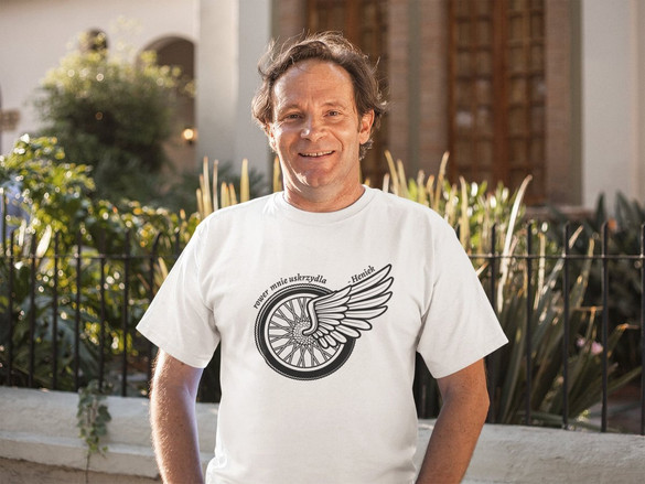 Koszulka dla Rowerzysty rower mnie uskrzydla +imię