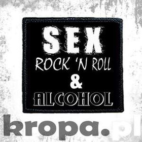 Naszywka SEX ROCK'ROLL & ALCOHOL