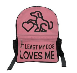 Plecak Szkolny MY DOG LOVES ME Dodaj napis!