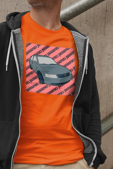 Koszulka z naszywką Volkswagen passerati