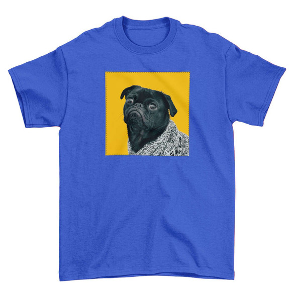 Koszulka z naszywką Pug