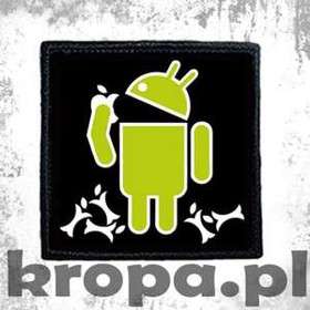Naszywka ANDROID EATS APPLE 02