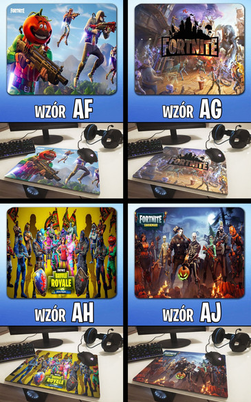 Podkładka pod mysz FORTNITE 36x29cm Z POLSKI +imię