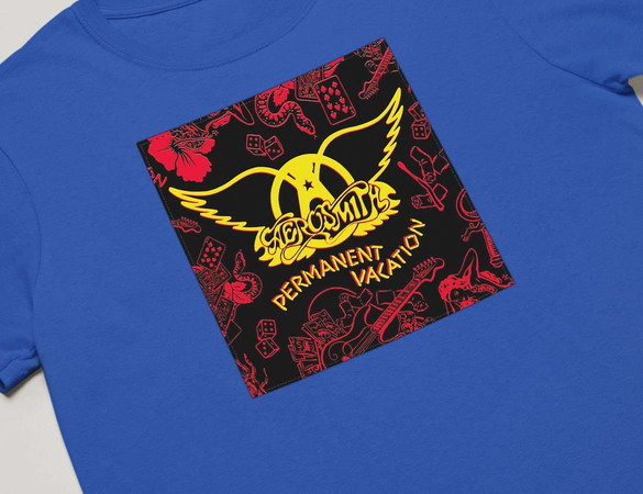 Koszulka z naszywką AEROSMITH