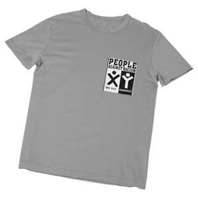 Koszulka z kieszonką  People Against Racism