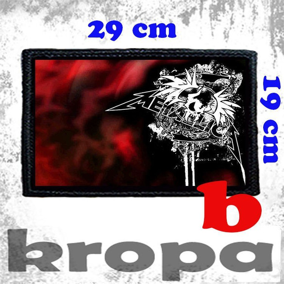 Naszywka duża na ubranie METALLICA