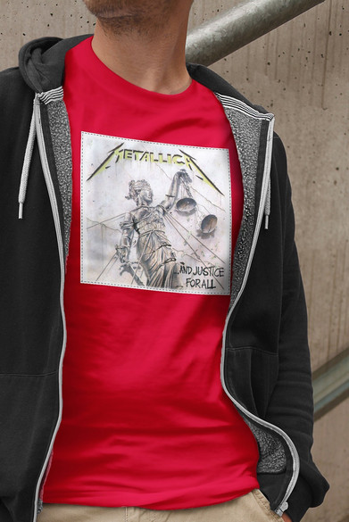 Koszulka z naszywką Metallica And Just
