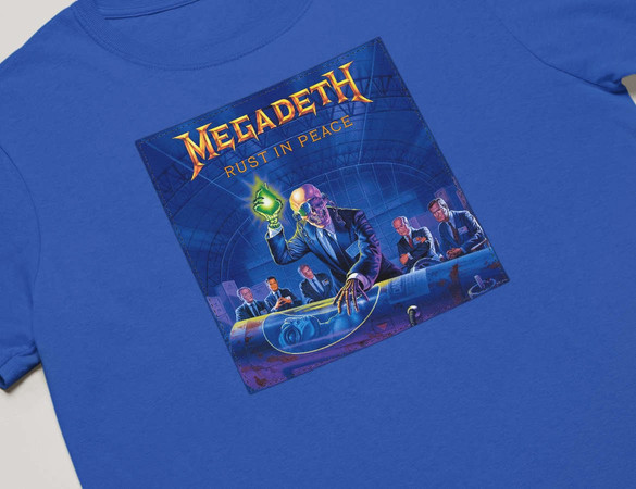 Koszulka z naszywką Megadeth Rust in...
