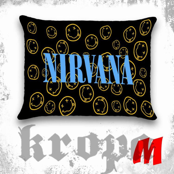 Poduszka NIRVANA  duża 58 cm 38 cm