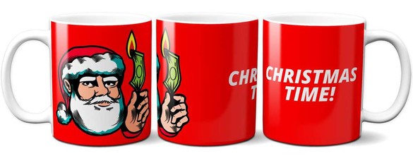 Kubek ŚWIĄTECZNY CHRISTMAS TIME! Święta na Prezent