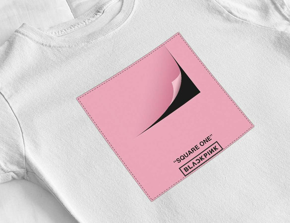 Bluzka damska z naszywką BlackPink Square one