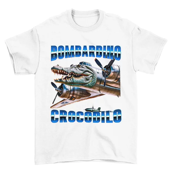 Koszulka Italian Brainrot Bombardino Crocodilo