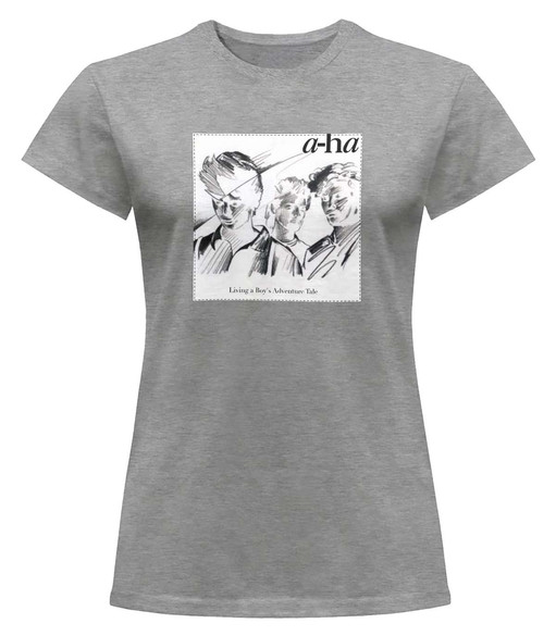 Bluzka damska z naszywką A-HA Living..