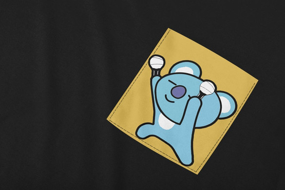 Koszulka z kieszonką BT21 KOYA K-POP BTS