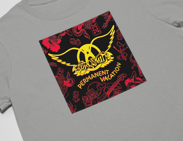 Koszulka z naszywką AEROSMITH 