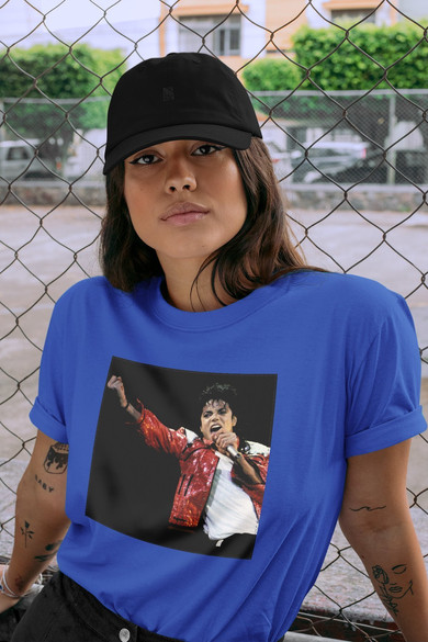 Koszulka z naszywką Michael Jackson 01