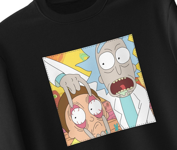 Bluza z naszywką Rick and Morty 04