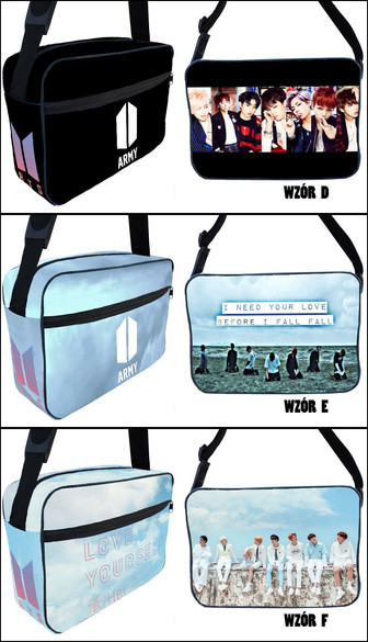 Torba na ramię BTS FULLPRINT