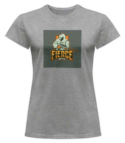 Bluzka damska z naszywką FIERCE BATTLE