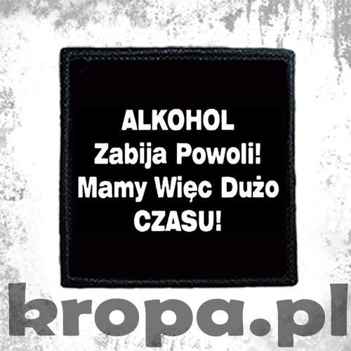 Naszywka  ALKOHOL...