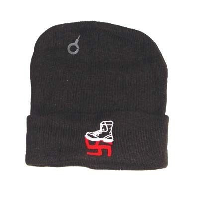 Czapka zimowa ANTY NAZI (brąz) 02 