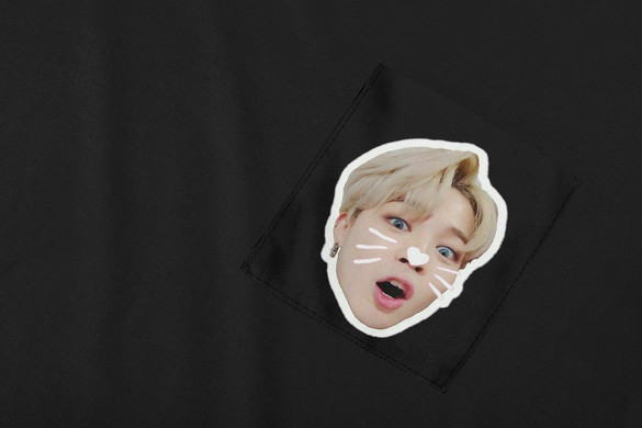 Koszulka z kieszonką BTS V