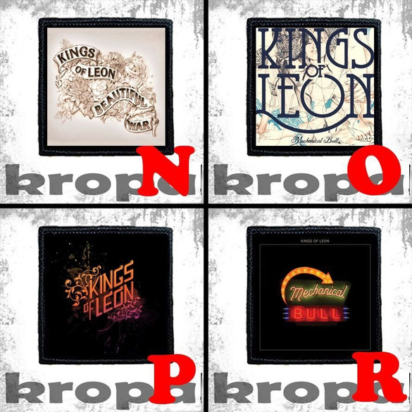 Naszywka KINGS OF LEON 8 X 8 cm Dużo Wzorów!