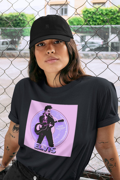 Koszulka z naszywką Elvis Presley 01