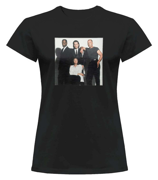 Bluzka damska z naszywką Pulp Fiction Squad 02